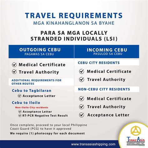 travel requirements to cebu